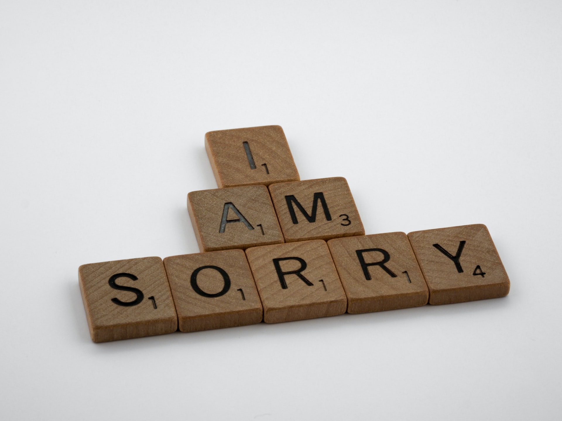 Apology I am sorry